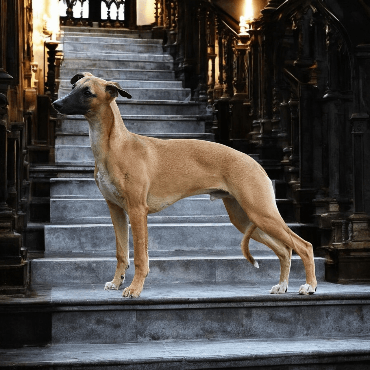 Nydelig og god Whippet gutt