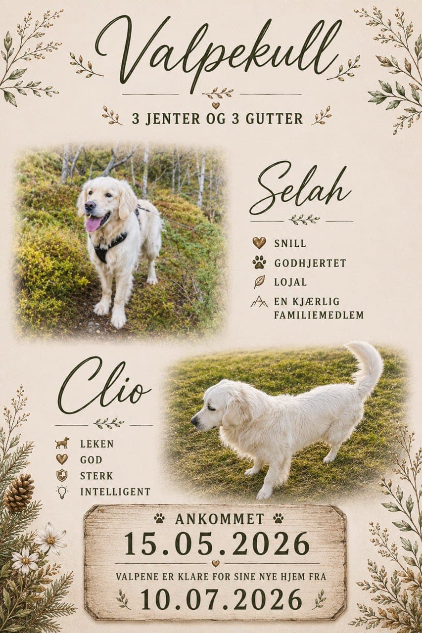 Golden Retriever valper